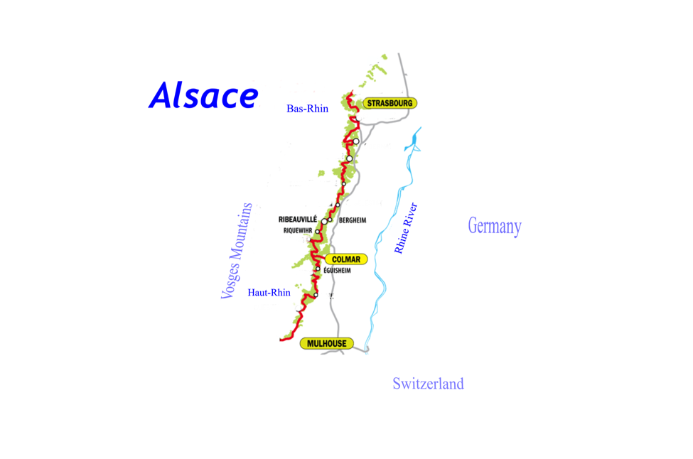 alsace wine maps